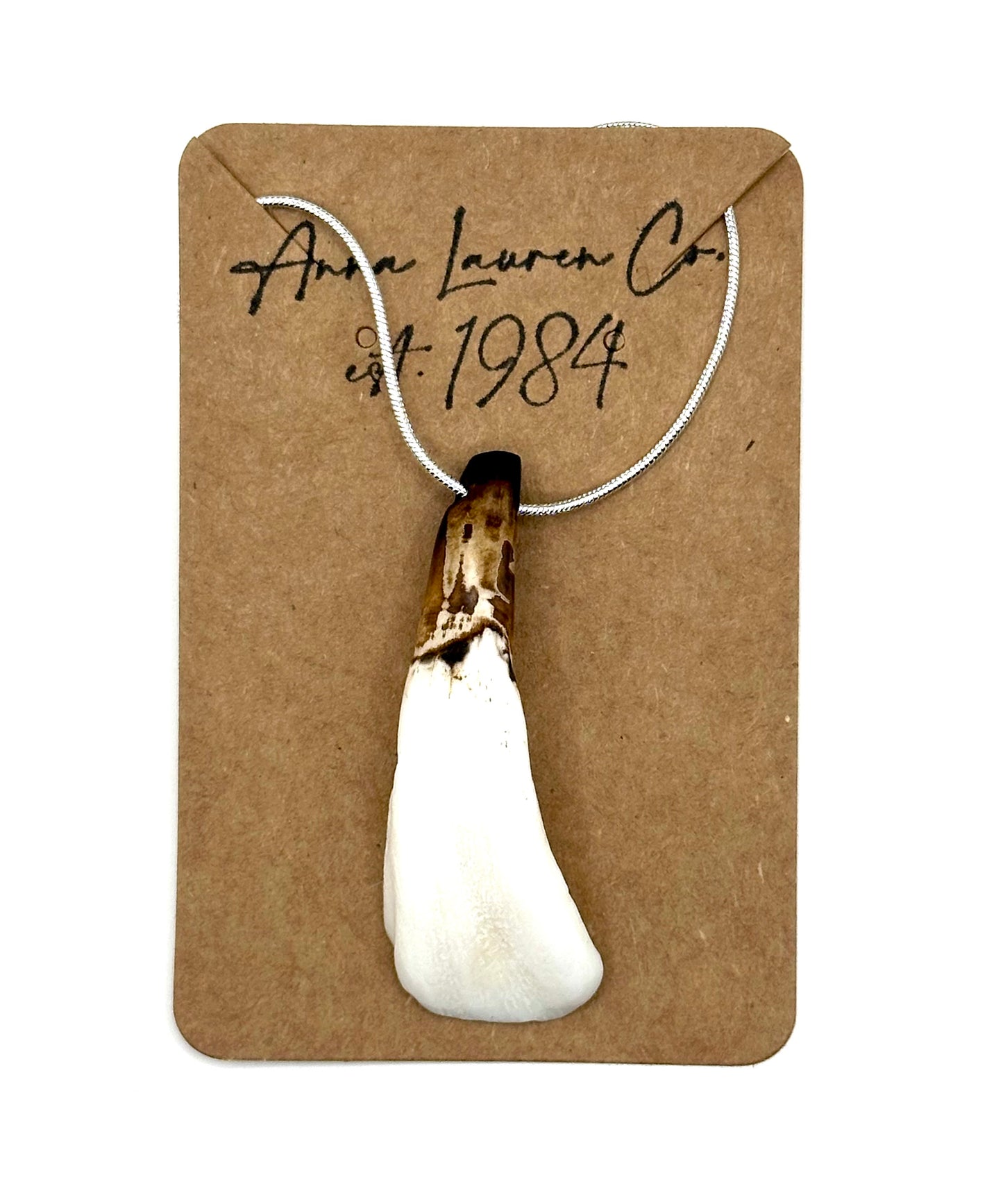 Real Water Buffalo Tooth Necklace