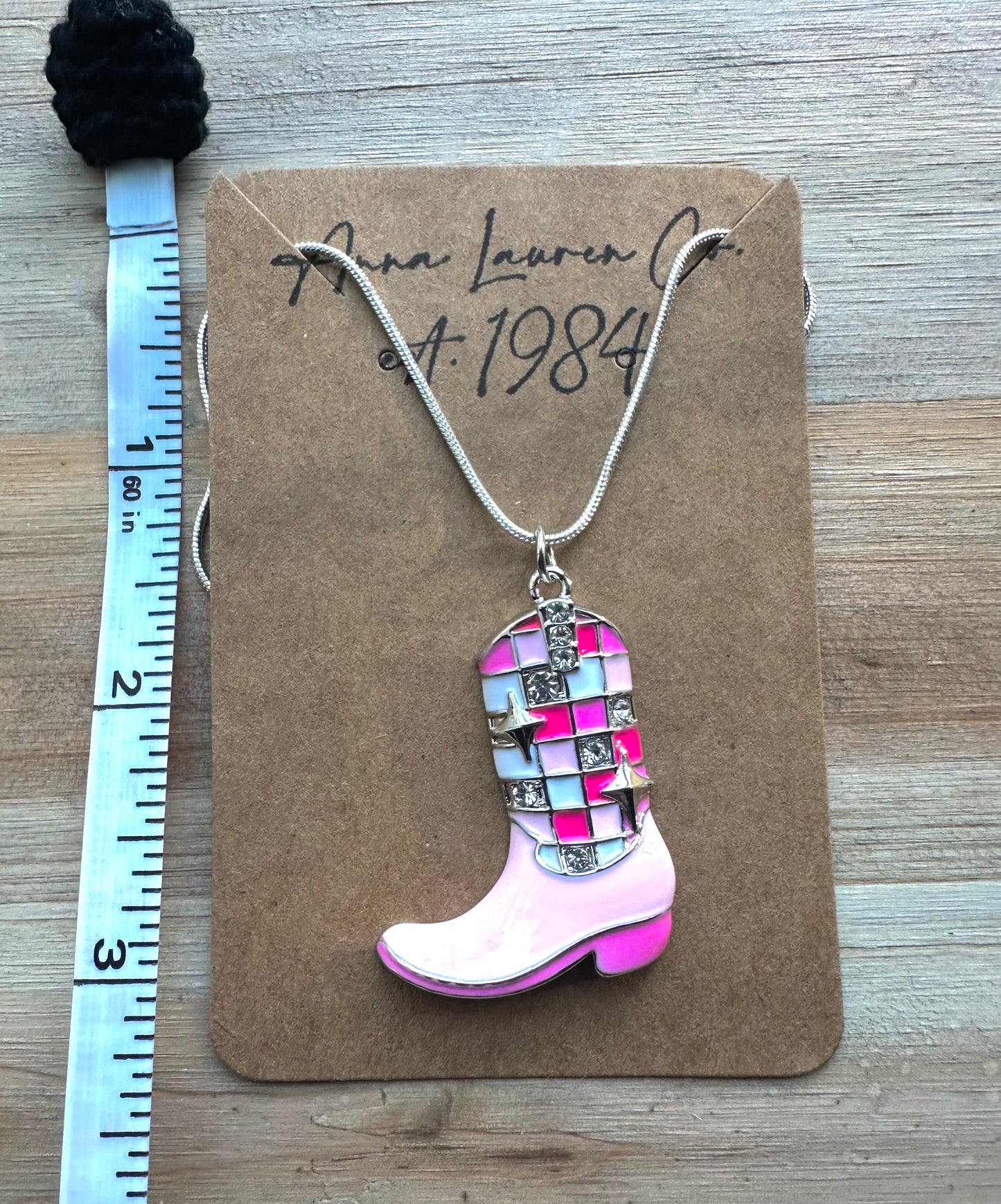Cowgirl Pendent Necklace