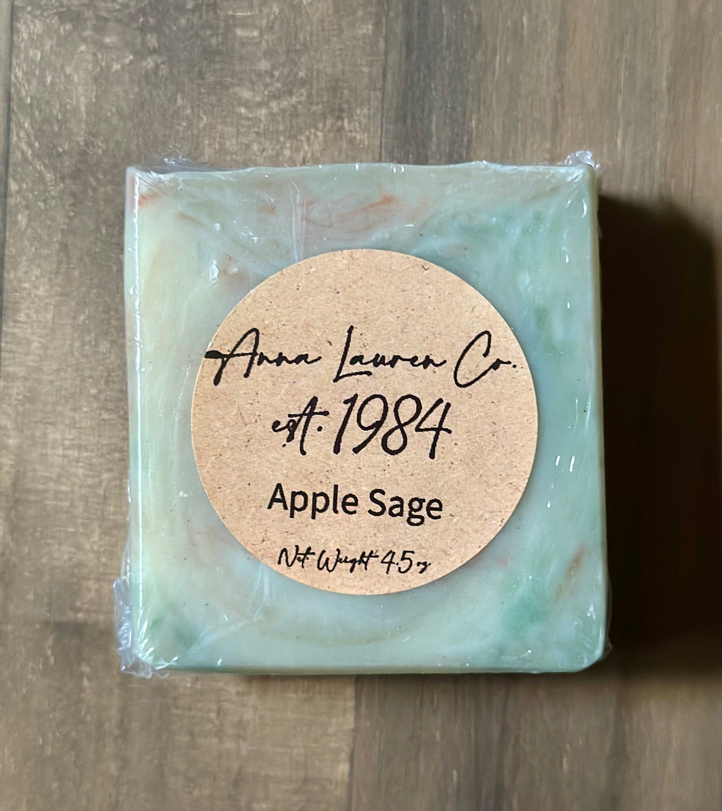 Apple Sage Cold Process Soap