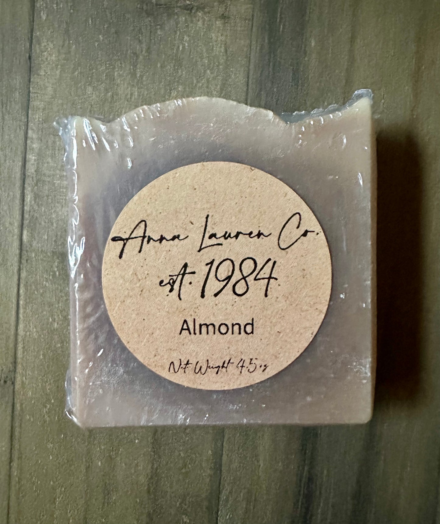 Almond cold process soap