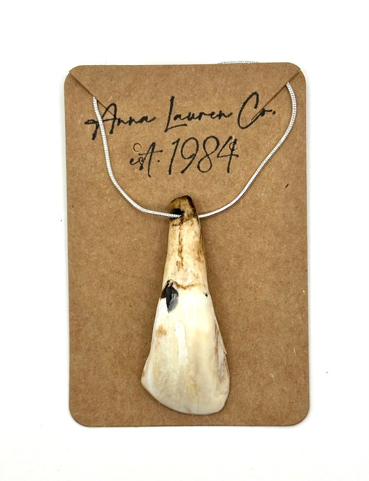 Real Water Buffalo Tooth Necklace